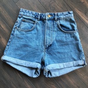 Zara mom shorts